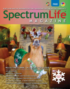 Spectrum Life Magazine Winter 2019 Cover featuring Rojo the Llama