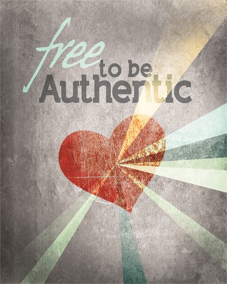 free to be authentic