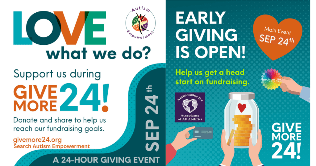 Give More 24 to support Autism Empowerment
