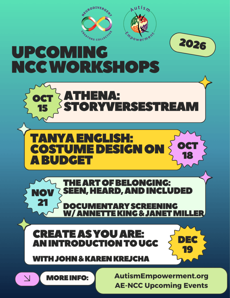 Upcoming AE NCC Workshops Fall 2026